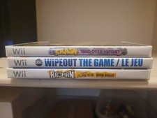 Usado, Lote de 3 Nintendo Wii Crash Mind Over Mutant Wipeout Rayman CIB Completo Testado comprar usado  Enviando para Brazil