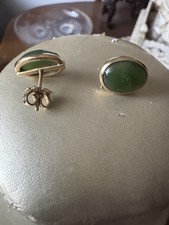 Orecchini oro giada usato Orecchini oro giada usato  Roma