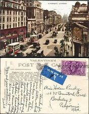 Cartão postal Kingsway Inglaterra enviado correio aéreo 1948 Jogos Olímpicos Bugaboo Spire Deaths comprar usado  Enviando para Brazil