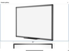 Magnetic drywipe whiteboard for sale  BURY