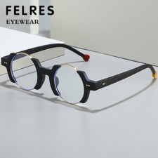 Hombres Mujeres Anteojos Redondos Clásicos Moda Retro Lentes Transparentes Gafas Marcos Nuevo segunda mano  Embacar hacia Mexico