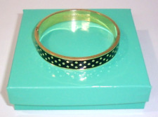 Usado, Pulseira articulada Kate Spade NY "On the Dot" ouro preto bolinhas tamanho 6,75 comprar usado  Enviando para Brazil