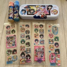 Adesivo Sailor Moon lata caneta estojo caixa lápis cola papelaria é um Heisei retrô comprar usado  Enviando para Brazil
