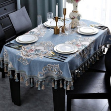 Toalha de mesa oval estilo europeu tapete leve estilo luxo toalha de mesa comprar usado  Enviando para Brazil