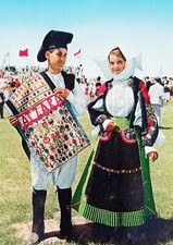 Cartolina costumi sardi usato  Vimodrone