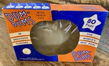 Máscara facial 1950's Dum Dums laranja e azul caixa de Halloween abóbora faltando punch out, usado comprar usado  Enviando para Brazil