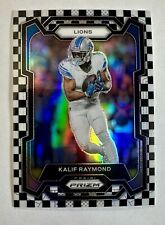 Tablero de ajedrez Kalif Raymond 2023 Prizm blanco y negro Prizm #100 Detroit Lions segunda mano  Embacar hacia Argentina