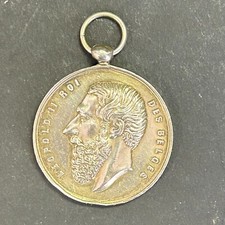 Médaille argent léopold d'occasion  Le Coteau