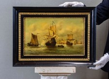 military oil painting for sale  LEATHERHEAD