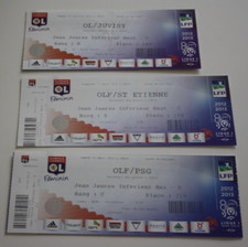 Tickets olympique lyonnais d'occasion  Jujurieux