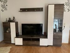 Wohnzimmer schrankwand braun gebraucht kaufen  Eppingen