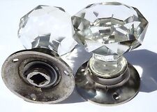 Cristal Tallado Ranura con Gas Pomos Puerta Base Cromada (Pares) Clásico Estilo comprar usado  Enviando para Brazil