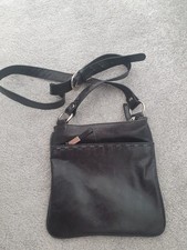 Black real leather for sale  STOCKTON-ON-TEES