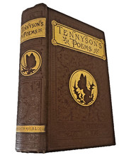 Tennyson's Poems (c.1880) Antique Victorian Binding Ornate Embossed Gilded comprar usado  Enviando para Brazil