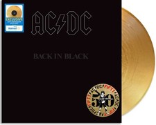 AC/DC - Back in Black 50th Anniversary Gold Color Vinyl Please Read!!, usado comprar usado  Enviando para Brazil