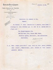 Facture 1906 revue usato  Spedire a Italy