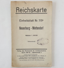 Reichskarte einheitsblatt 119a gebraucht kaufen  Schwerin