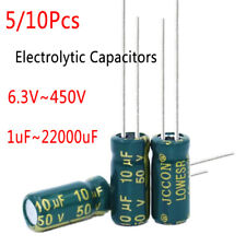 Usado, Capacitor eletrolítico radial ESR alta frequência baixa ESR 105°C 6.3V~450V 1uF~22000uF comprar usado  Enviando para Brazil