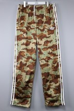 Calça masculina listrada branca Adidas Originals camuflada Firebird Trefoil tamanho G comprar usado  Enviando para Brazil
