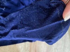 Usado, Nova meia-calça Free People S metálica cintilante lurex elétrica azul roxa comprar usado  Enviando para Brazil