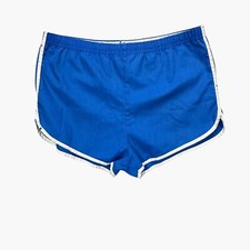 Shorts de ginástica masculino vintage azul branco sprinter tamanho G/XL treinadores anos 70 anos 80 pai curto comprar usado  Enviando para Brazil