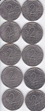 Lot pieces francs d'occasion  Roussillon