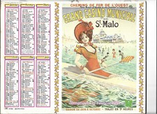 Almanach ptt calendrier d'occasion  L'Arbresle