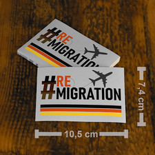 100 sticker remigration gebraucht kaufen  Hamburg
