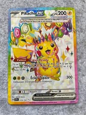 Carte pokémon pikachu d'occasion  Bobigny