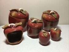 apple canisters for sale  Uxbridge