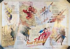 STREET FIGHTER 2 VICTORY POSTER CM 73 X 51 ORIGINAL CAPCOM ANIMATION TV series comprar usado  Enviando para Brazil