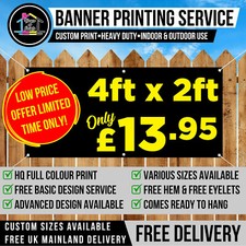 Pvc banners custom for sale  BIRMINGHAM