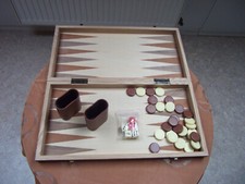 Backgammon spiel eschenholz gebraucht kaufen  Karlsruhe