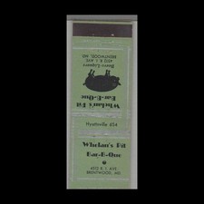 Matchbook cover pig for sale  Raymond