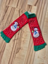 Zehensocken rot weihnachten gebraucht kaufen  Creußen