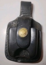 Zippo black leather for sale  Coolidge