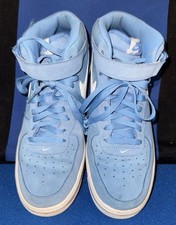 Tênis Nike masculino Air Force 1 médio azul universitário 315123-409 tamanho 11.5 EUA comprar usado  Enviando para Brazil