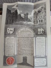 Masonic certificates 10 for sale  CHIPPENHAM