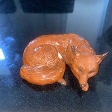 Beswick curled fox for sale  STOURBRIDGE