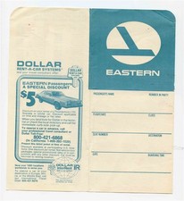 Eastern airlines ticket for sale  Dallas