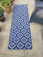 Blue patterned rug for sale  DRIFFIELD