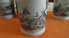 Bierkrug jagdmotiv hirsch gebraucht kaufen  Augsburg