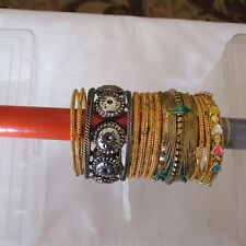 Usado, BANDO DESLUMBRANTE Pulseira Vintage PULSEIRA PARA Roupa Saia Sari VESTIDO PRESENTE 2 1/4" comprar usado  Enviando para Brazil