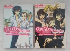 Code Geass Lelouch of the Rebellion Knight Mangá Vol 4 e 5 Inglês Raro, usado comprar usado  Enviando para Brazil
