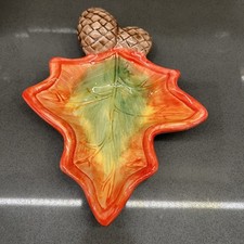 Hand painted leaf for sale  Sherman