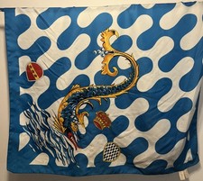 Turbanti Fabio Snc Siena Bandeira Itália Coroa de Peixe Azul Onda 31X30 Contrada Shield comprar usado  Enviando para Brazil