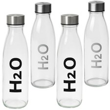 Bottiglia h2o vetro usato  Vietri di Potenza