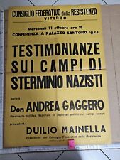 Manifesto viterbo resistenza usato  Viterbo