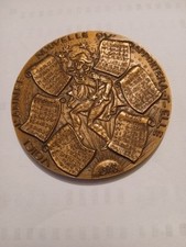 Grosse medaille calendrier d'occasion  Hautefort
