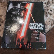 Usado, Star Wars Blu-Ray + DVD 6-Disc Set of Original Trilogy (IV, V, and VI) comprar usado  Enviando para Brazil
